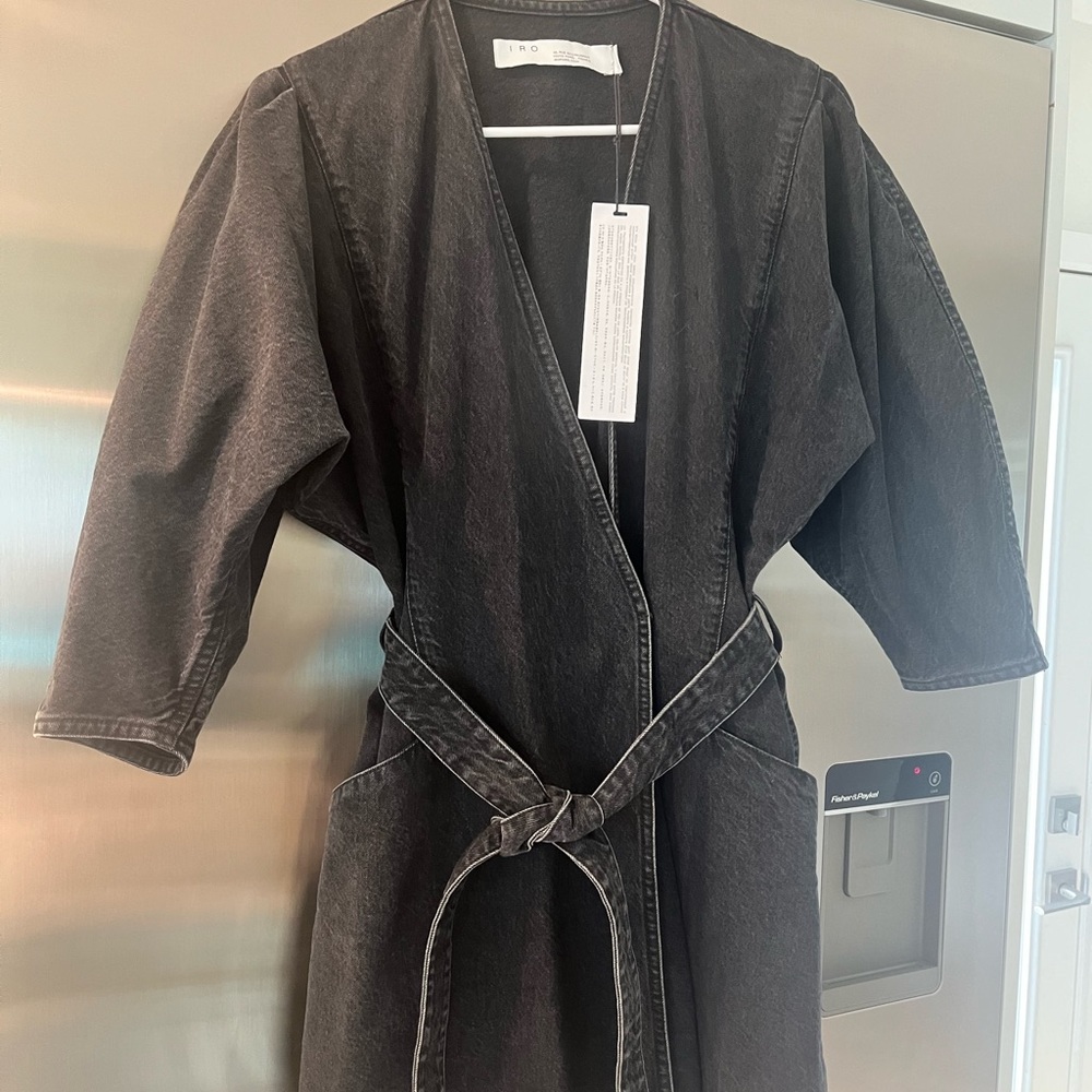 Iro black Denim dress